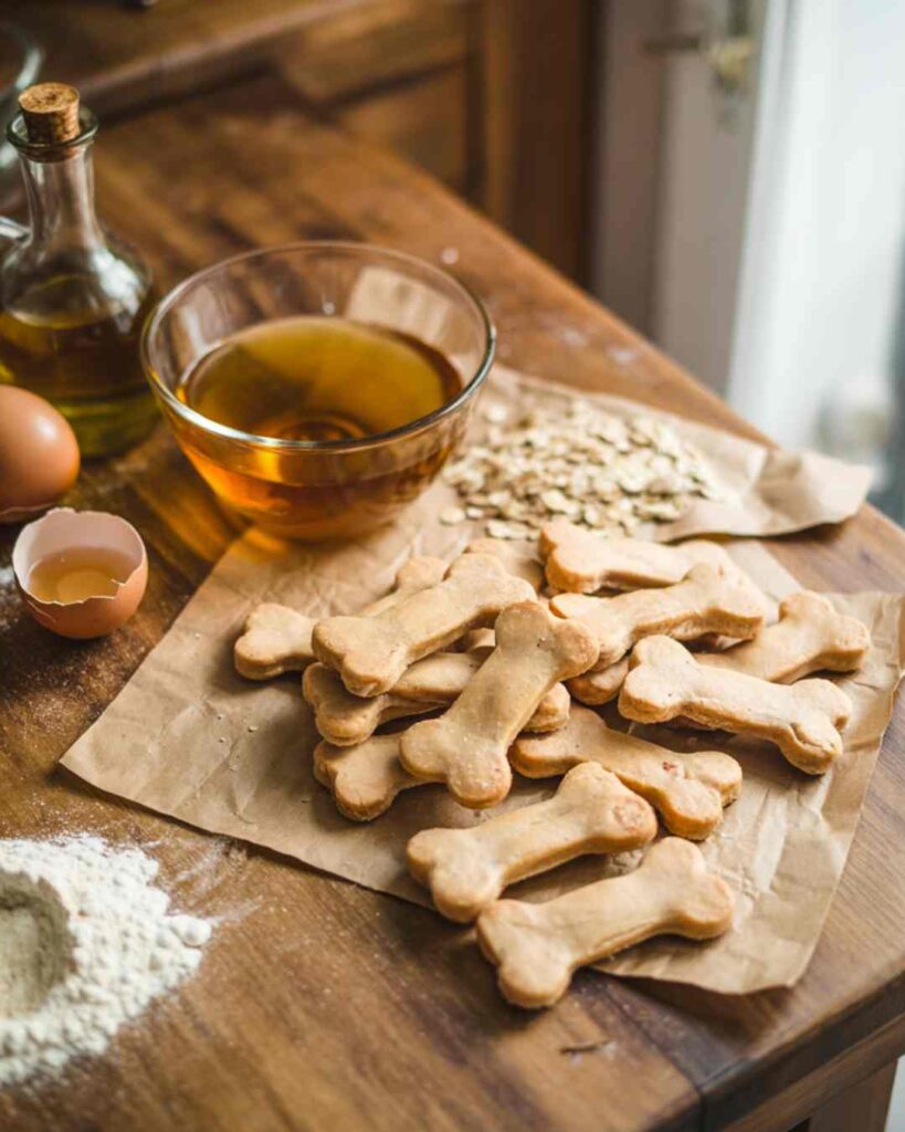Homemade Chicken Broth Dog Treats