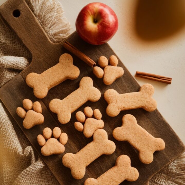 Apple cinnamon dog treats