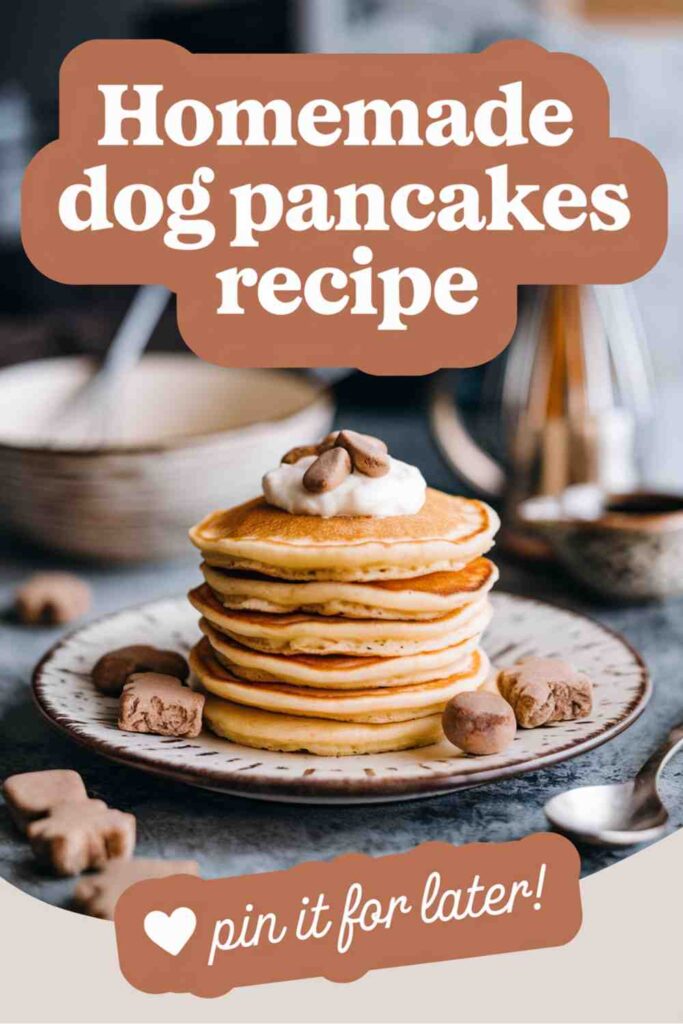 Homemade Dog Pancakes Recipe.