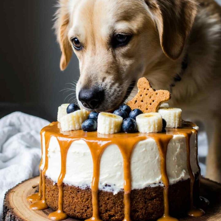 Homemade Peanut Butter Dog Cake Recipe