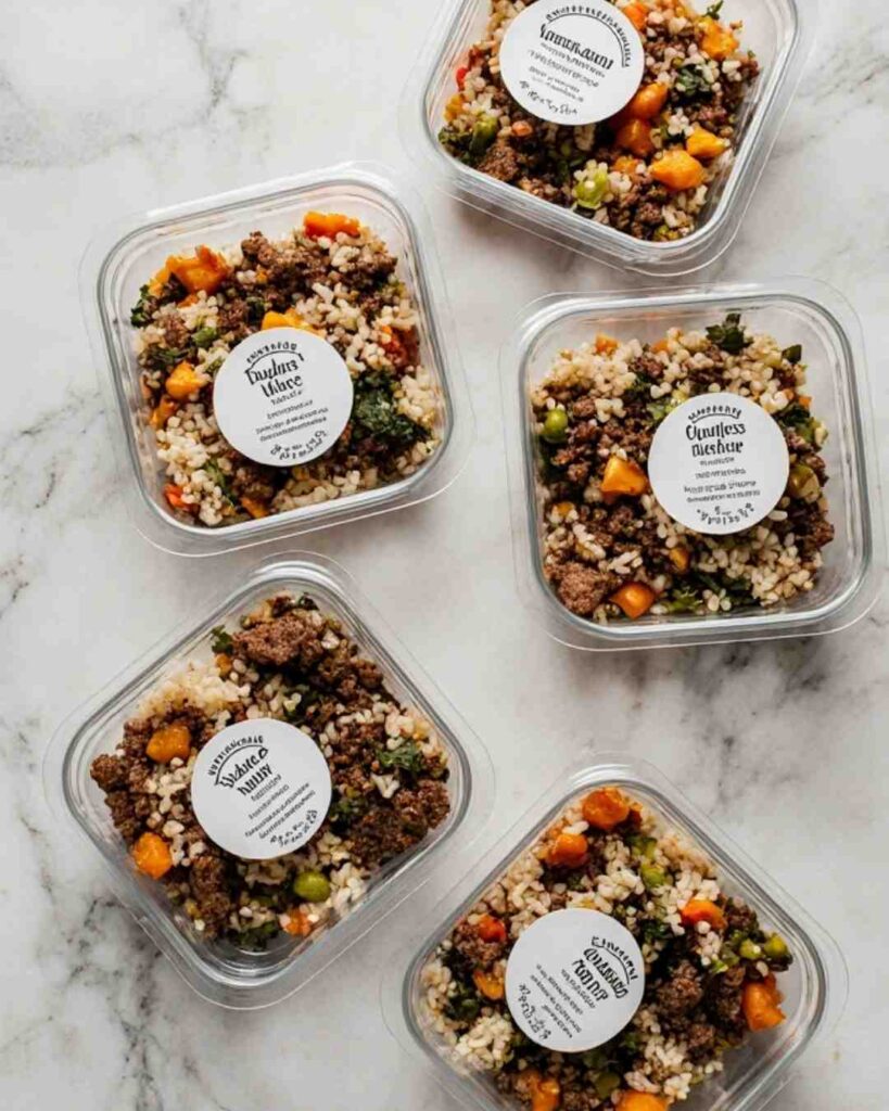 DIY Dog Food Meal Prep