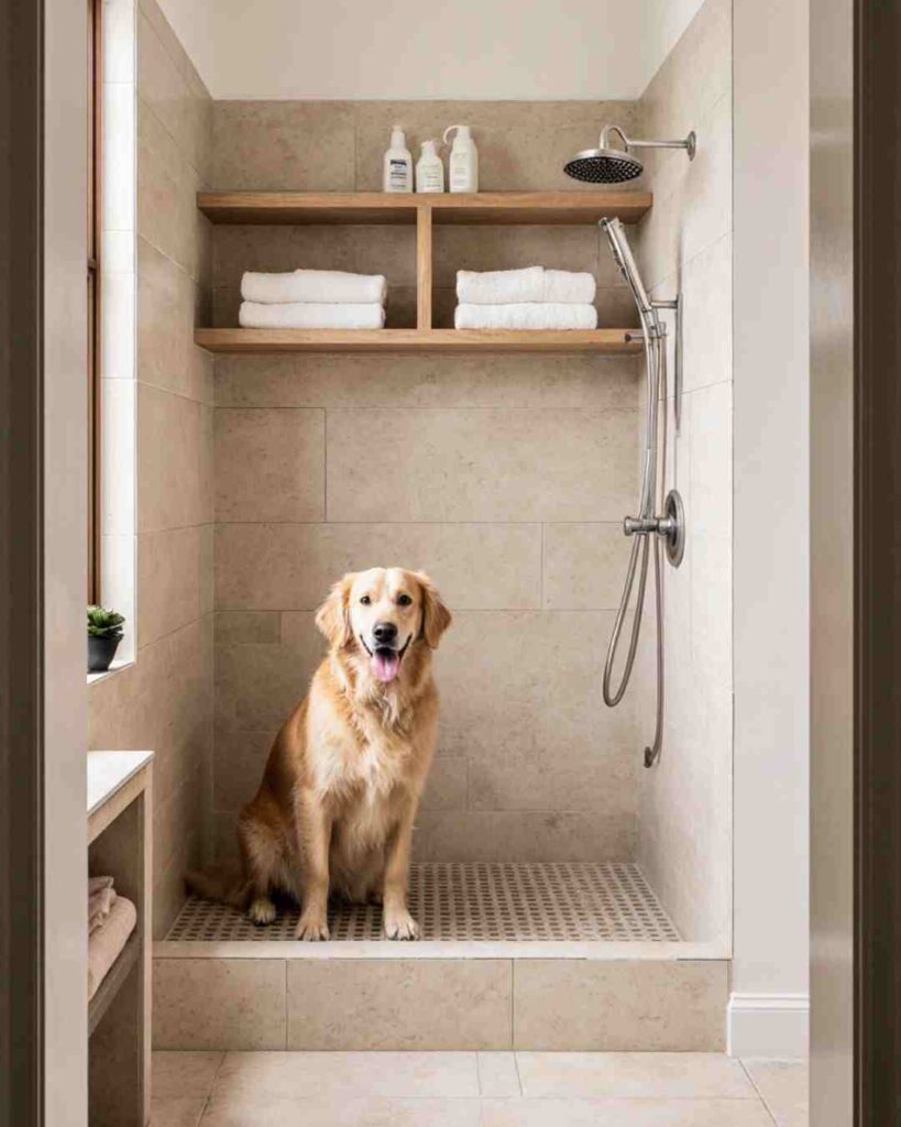 dog washing area ideas