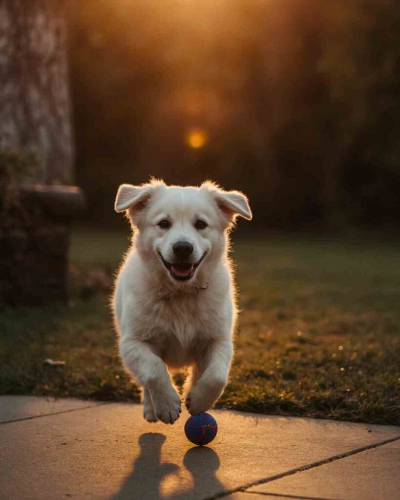 stop puppy biting at night