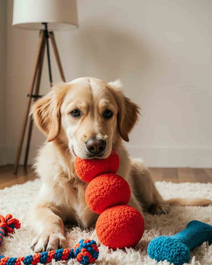 stop puppy biting at night