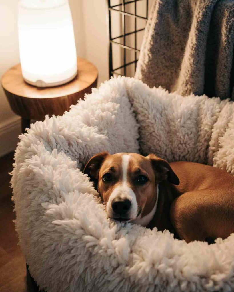 stop puppy biting at night