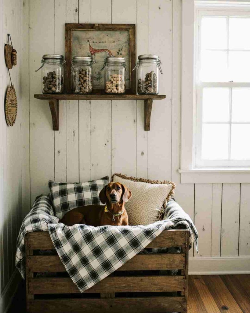 Farmhouse-Style Indoor Dog Room Ideas