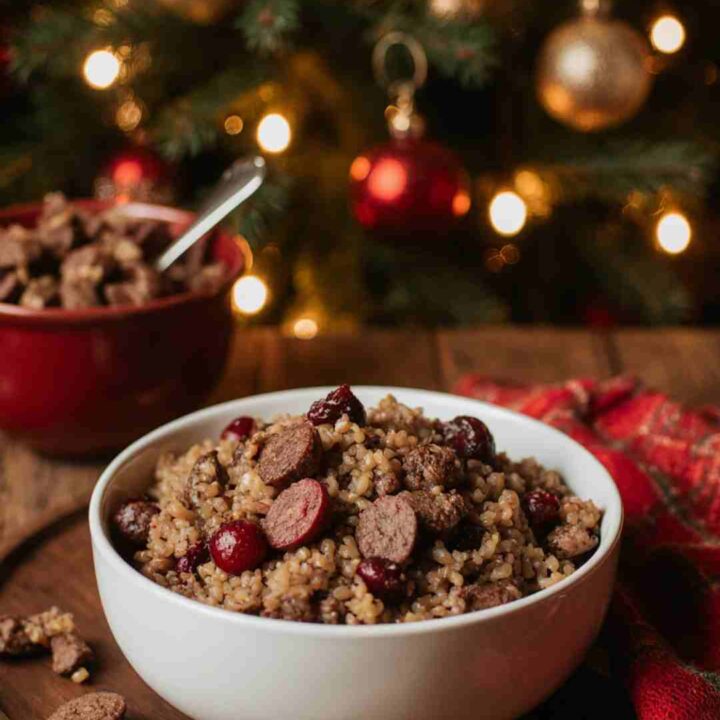 Lamb and Cranberry Holiday Dog Food Recipe