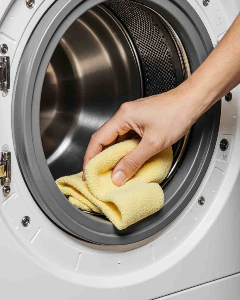 how to clean dog hair from washing machine