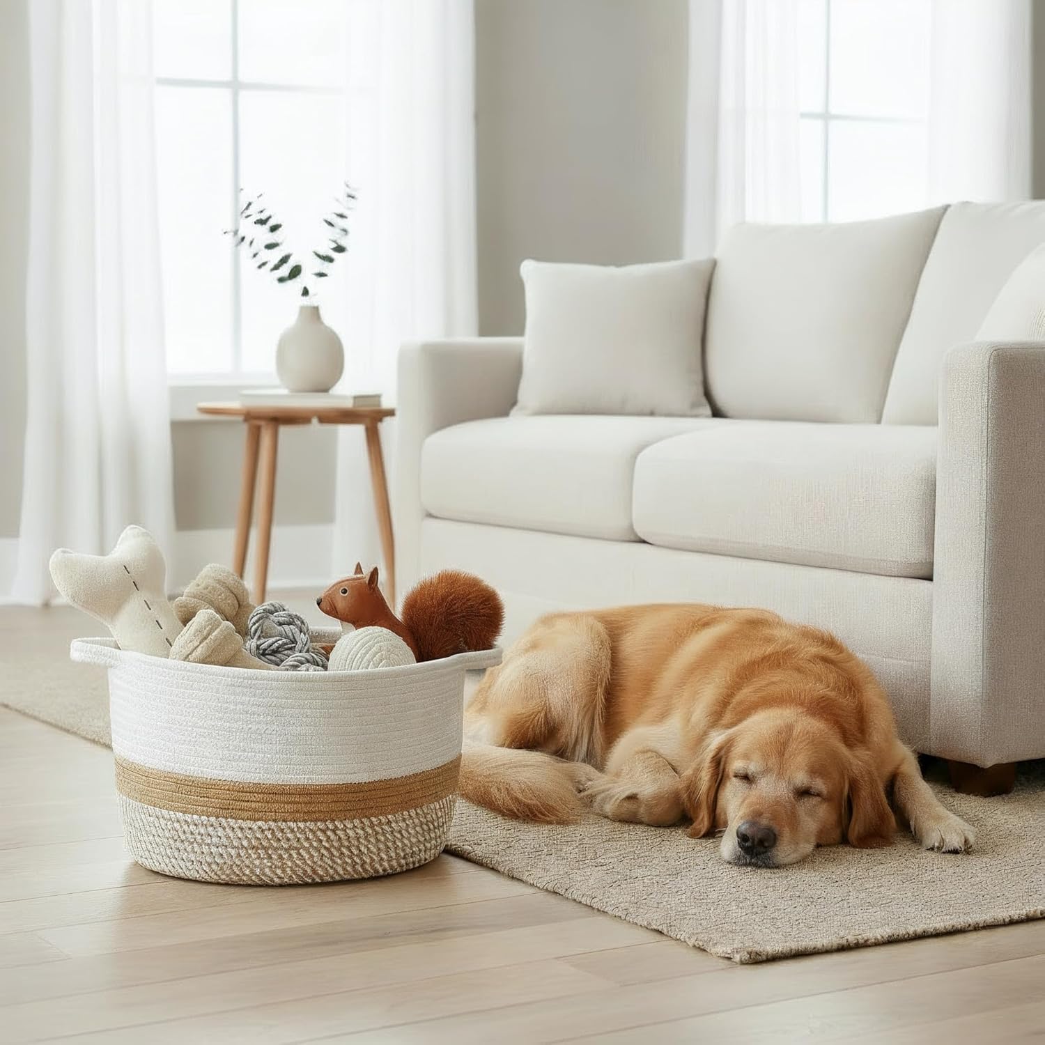 Cute Dog Nursery Storage Basket