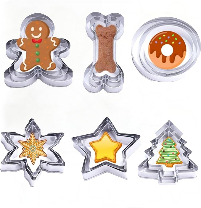 18-Piece Christmas Cookie Cutter Set