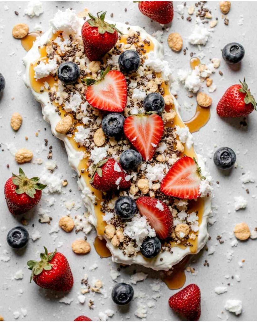 Coconut and Berry Yogurt Bark