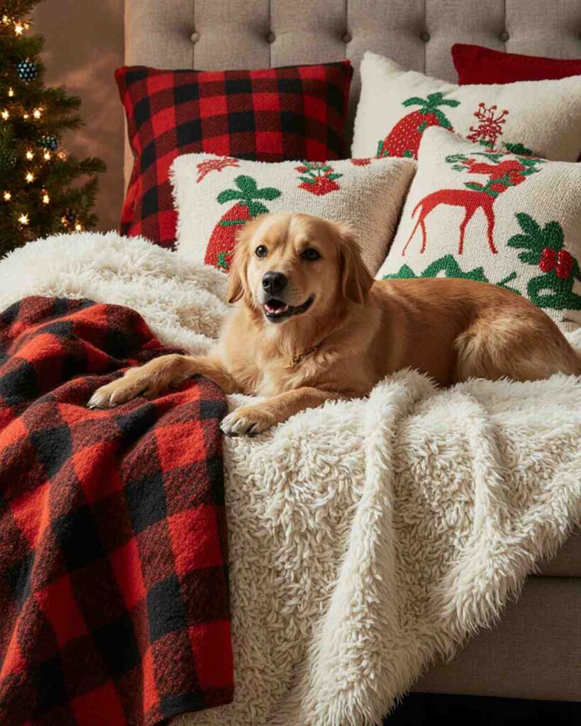 Festive Christmas Dog Room Decor Ideas