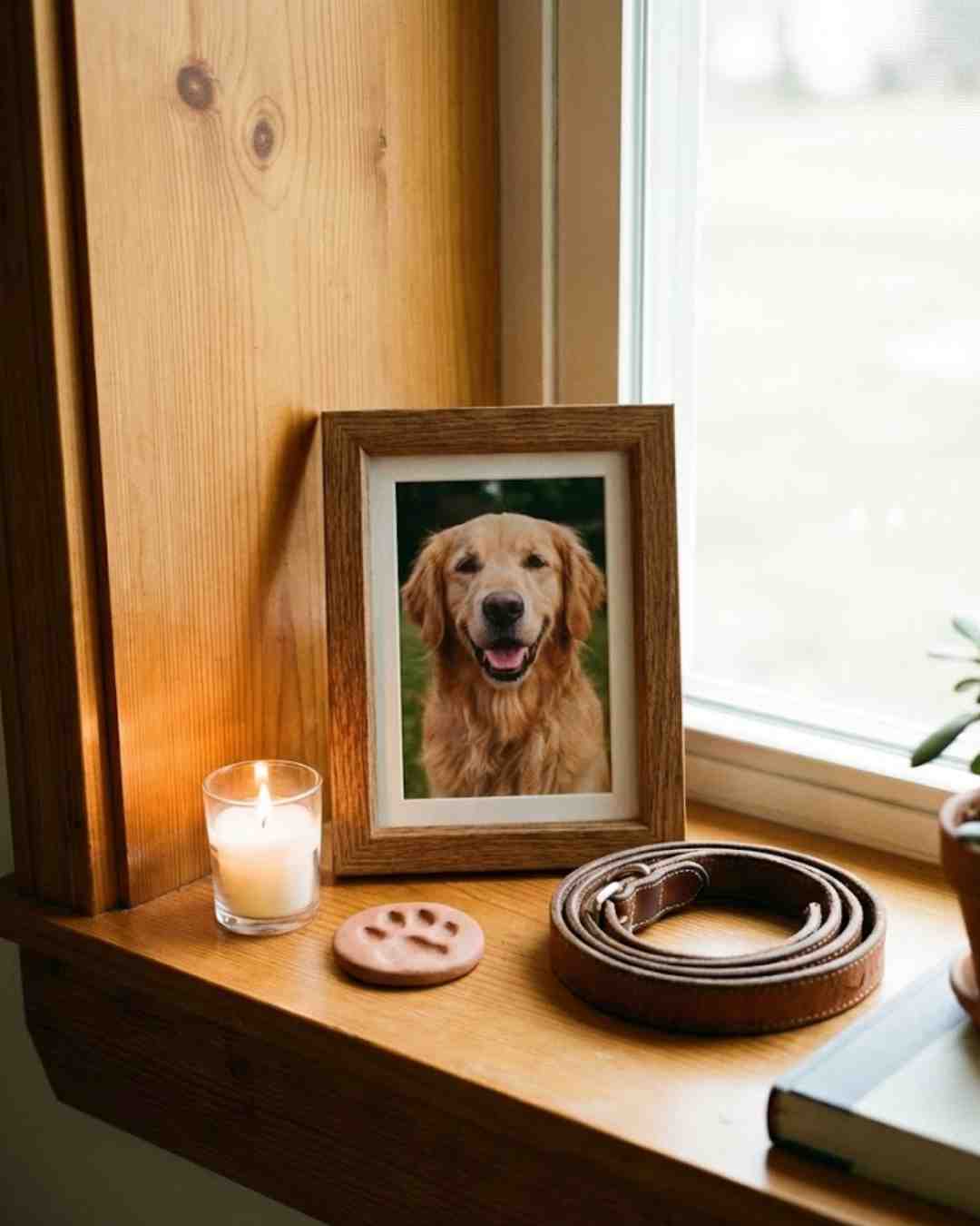 dog memorial shelf decor ideas