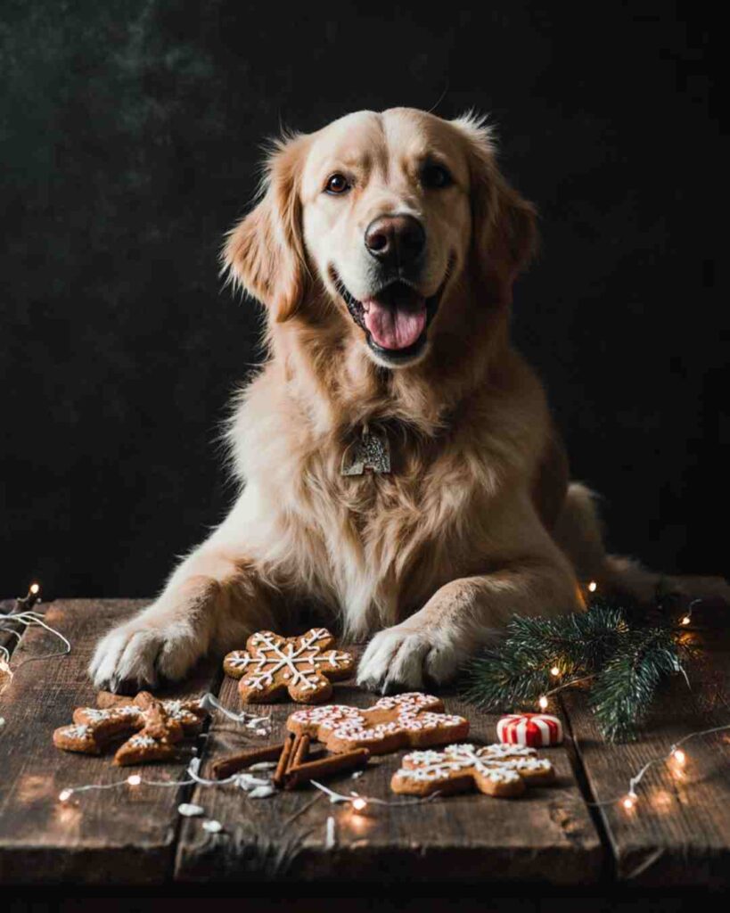 Holiday-themed Christmas dog names