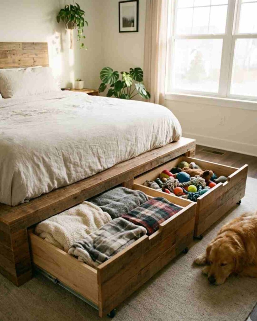 Hidden Dog Storage Ideas
