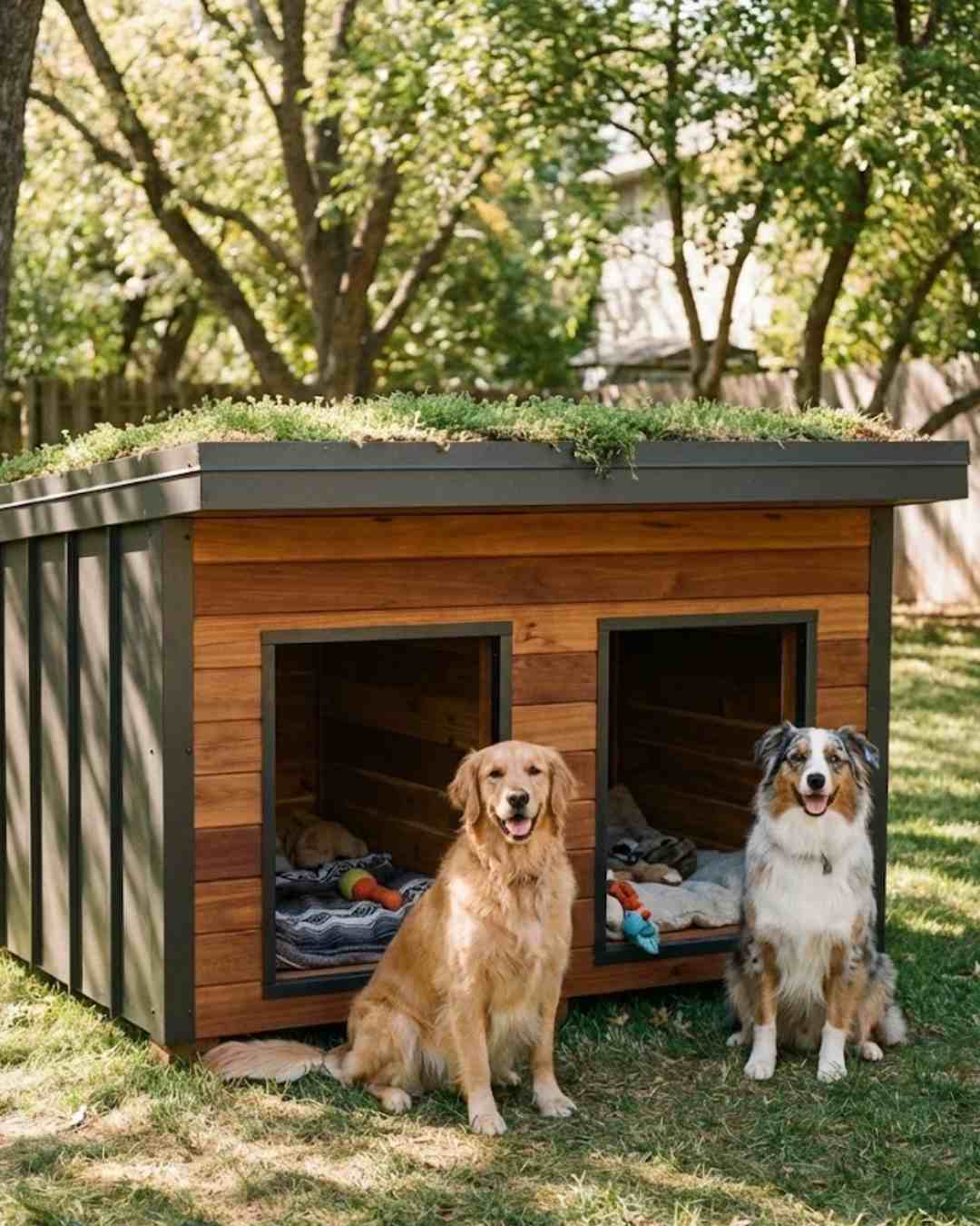 double dog house designs