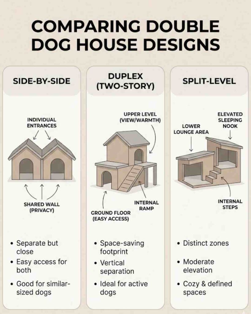 double dog house designs